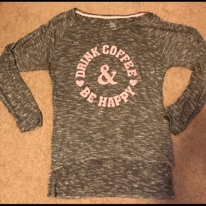 Oversize Long Sleeve Pajama Shirt